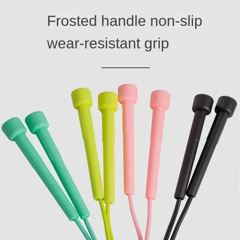 Adjustable unisex, speed skipping rope.