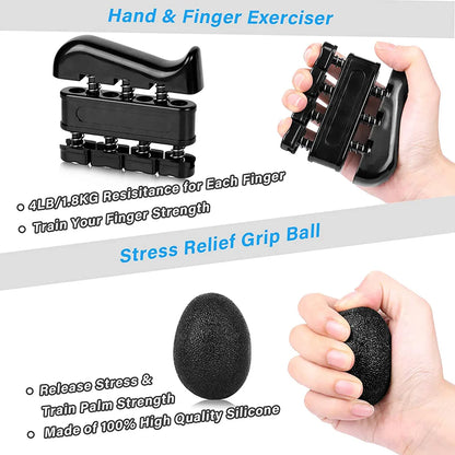 Adjustable 5-60Kg Heavy Hand Gripper Fitness Hand Exerciser Grip Wrist Training Finger Gripper Hand Strengthener.