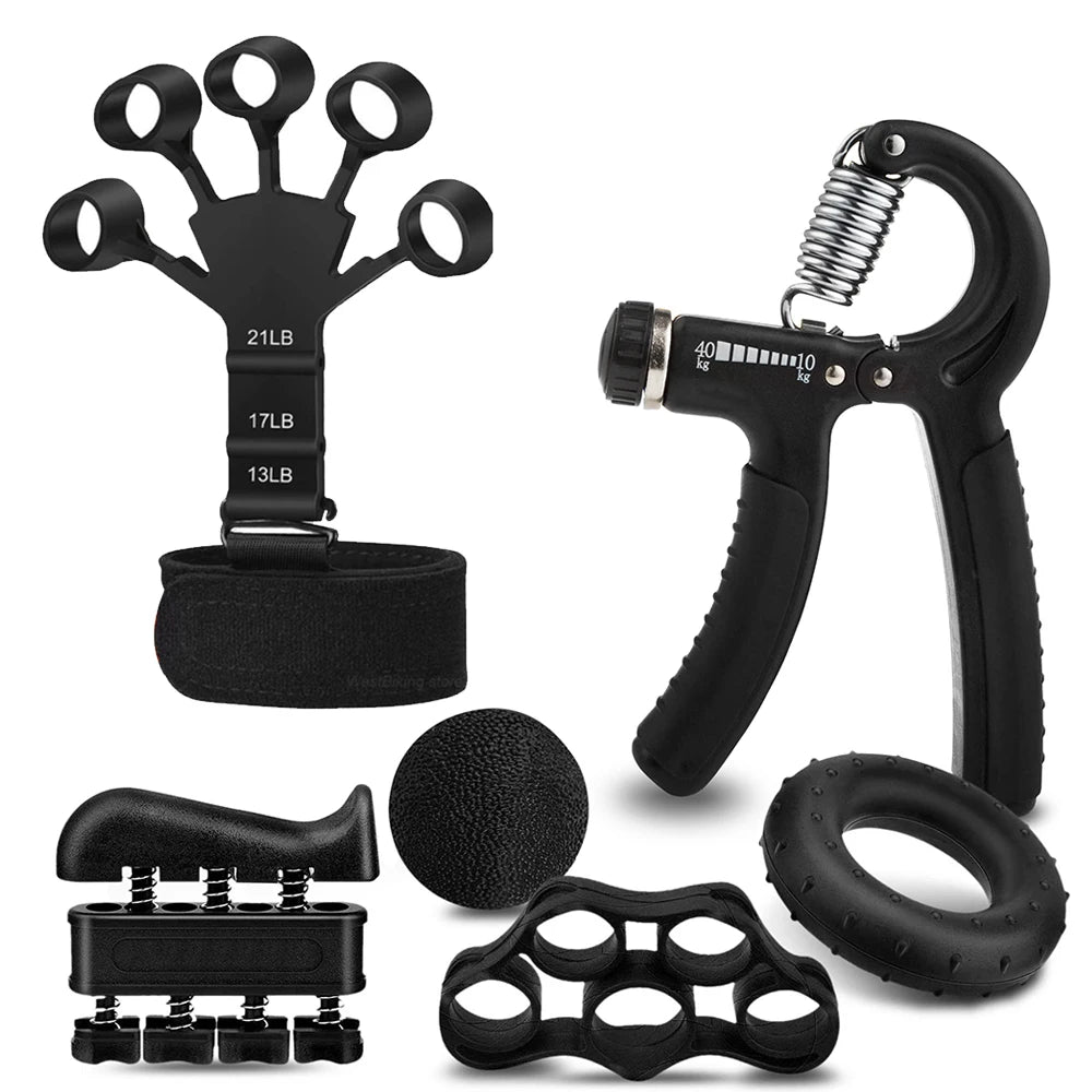 Adjustable 5-60Kg Heavy Hand Gripper Fitness Hand Exerciser Grip Wrist Training Finger Gripper Hand Strengthener.